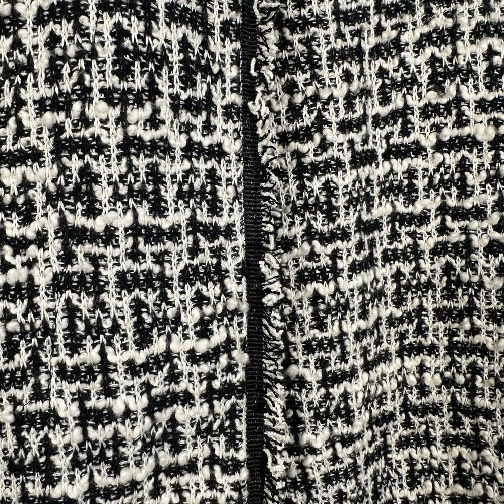 Max Studio NWT Black White Tweed Mini Skirt Size XS - Picture 3 of 9